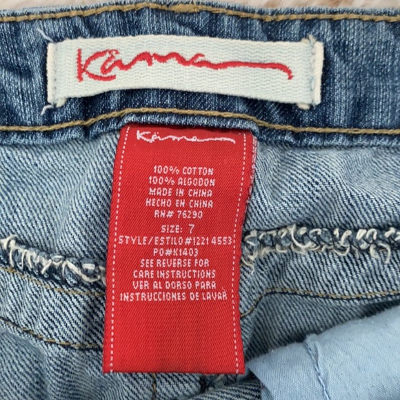 Jean skirt with rips - Picture 4 of 5